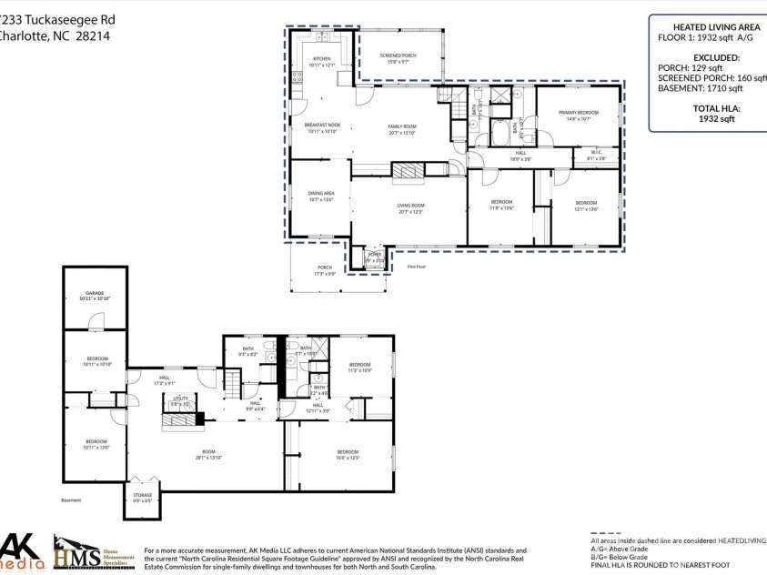 7233 Tuckaseegee Road, Charlotte, NC 28214.  MLS# CAR4379015, YatesRealty ID 20810. 