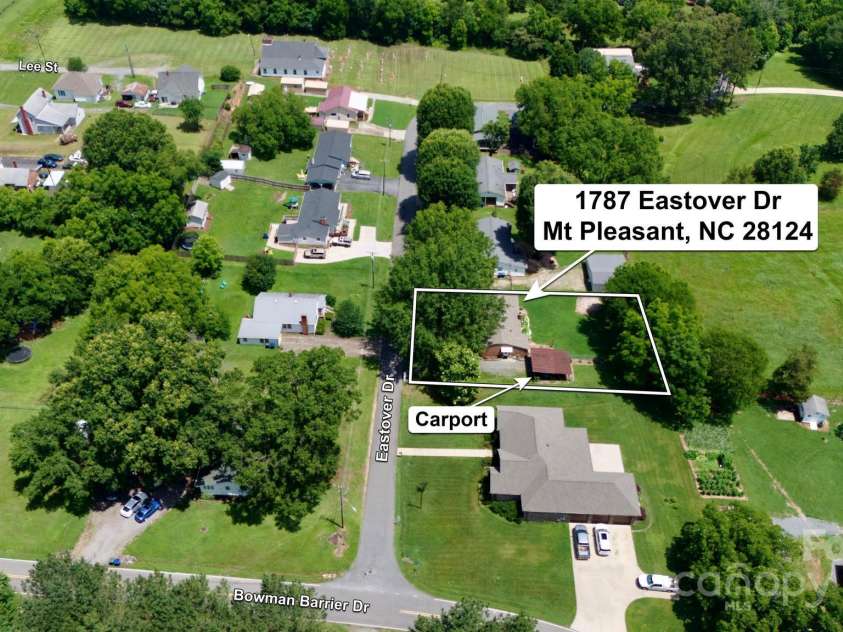 1787 Eastover Drive, Mount Pleasant, NC 28124.  MLS# CAR4271483, YatesRealty ID 20819. 