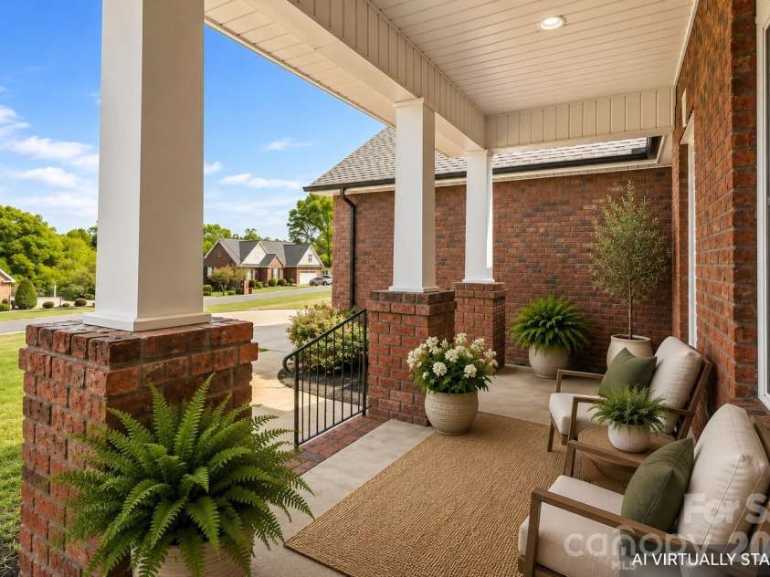 2411 Carriage Lane, Lincolnton, NC 28092.  MLS# CAR4369152, YatesRealty ID 20821. AI Staged