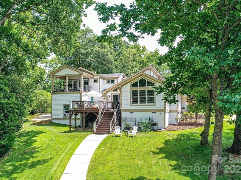 7010 Coventry Court, Tega Cay, SC 29708.  MLS# CAR4270562, YatesRealty ID 20824. Back of the home