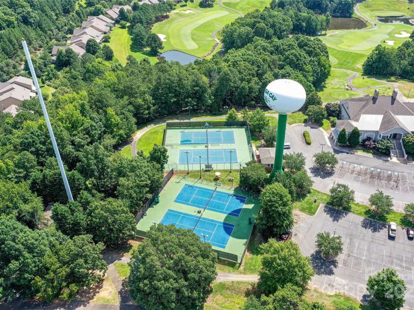 7010 Coventry Court, Tega Cay, SC 29708.  MLS# CAR4270562, YatesRealty ID 20824. Tennis courts