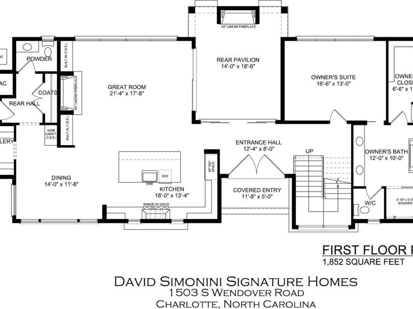 1503 Wendover Road, Charlotte, NC 28211.  MLS# CAR4377974, YatesRealty ID 20836. 