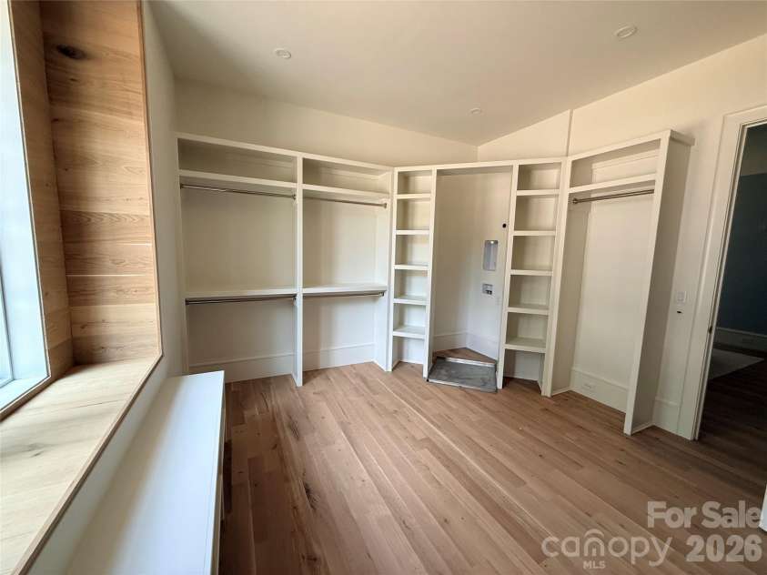 110 Hunter Lane, Charlotte, NC 28211.  MLS# CAR4306082, YatesRealty ID 20843. Primary Closet -Setup for Washer & Dryer Hookups.      8-21-26