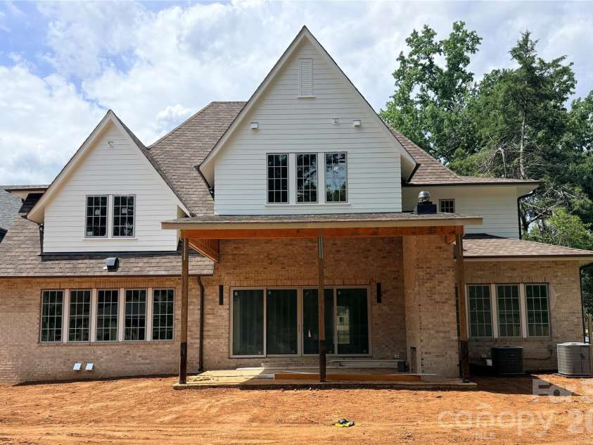 110 Hunter Lane, Charlotte, NC 28211.  MLS# CAR4306082, YatesRealty ID 20843. Rear Elevation 7-10-26