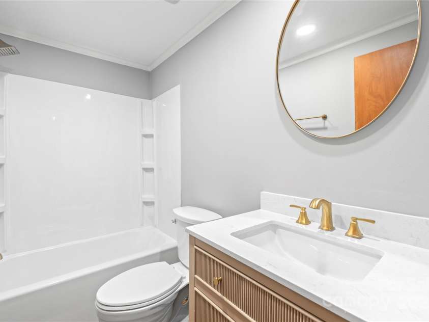 114 Catawba Woods Court, Belmont, NC 28012.  MLS# CAR4210954, YatesRealty ID 2085. All new bathroom - shower, flooring, toilet and cabinet