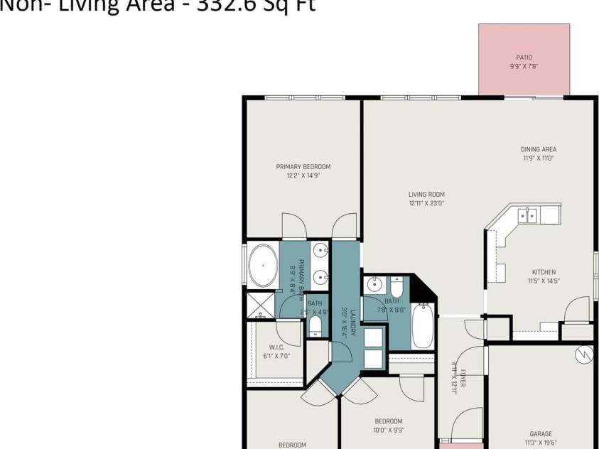 7516 Double Springs Court, Charlotte, NC 28262.  MLS# CAR4374986, YatesRealty ID 20854. 