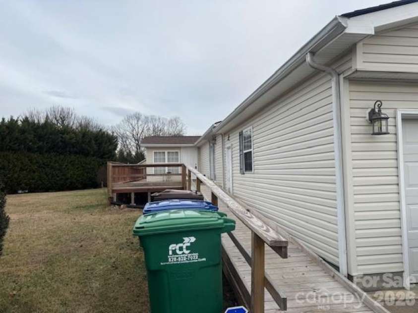 4 English Oaks Drive, Candler, NC 28715.  MLS# CAR4334695, YatesRealty ID 2086. Rear Deck