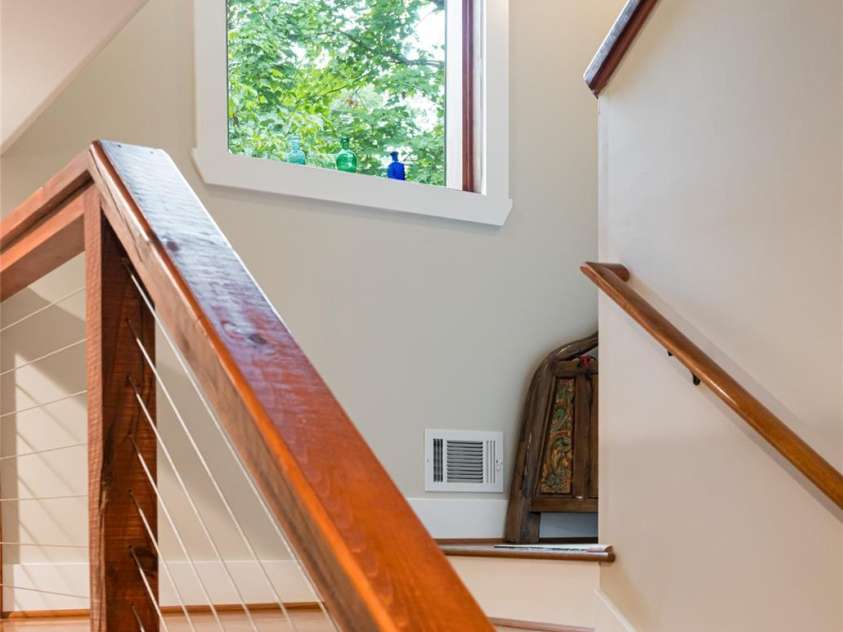 51, 51B Westover Drive, Asheville, NC 28801.  MLS# CAR4370850, YatesRealty ID 20866. Stairs Main Home