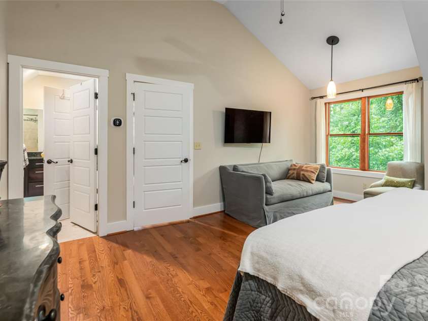 51, 51B Westover Drive, Asheville, NC 28801.  MLS# CAR4370850, YatesRealty ID 20866. Upstairs Bedroom Main Home