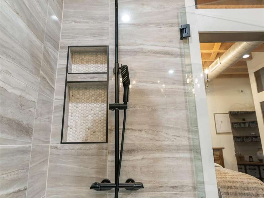 5 Town Square, Burnsville, NC 28714.  MLS# CAR4284216, YatesRealty ID 20869. Primary Bathroom Walk-In Shower