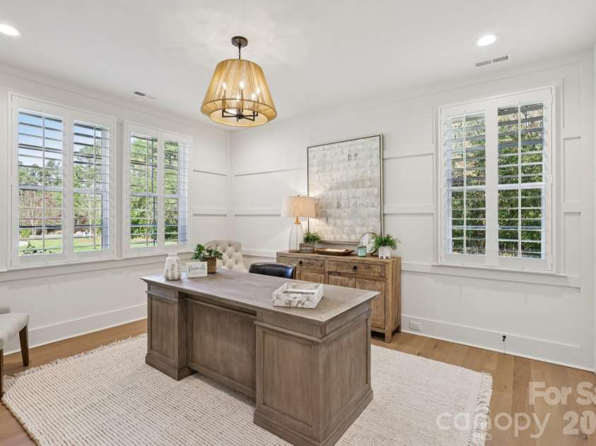 2013 Garden View Lane, Weddington, NC 28104.  MLS# CAR4377174, YatesRealty ID 20870. Study on the main level that can be converted into a Guest Bedroom