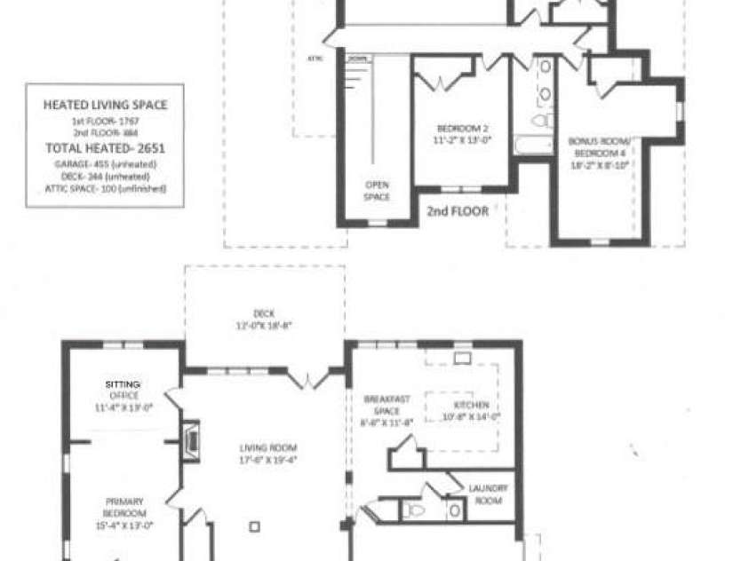 2003 Duntov Drive, Monroe, NC 28110.  MLS# CAR4405457, YatesRealty ID 20871. Floor Plan