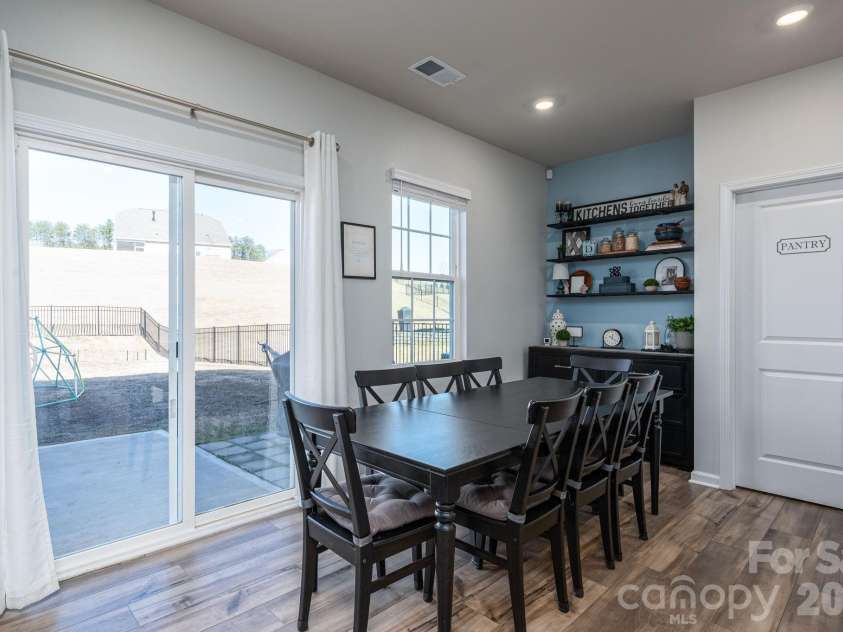 4630 Maiden Creek Way, Maiden, NC 28650.  MLS# CAR4344098, YatesRealty ID 20877. Dining Area by Back Door