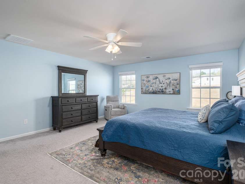 4630 Maiden Creek Way, Maiden, NC 28650.  MLS# CAR4344098, YatesRealty ID 20877. Primary Bedroom