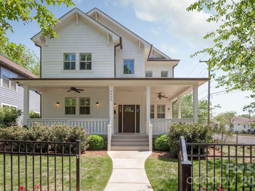 3400 Holt Street, Charlotte, NC 28205.  MLS# CAR4373235, YatesRealty ID 20892. 