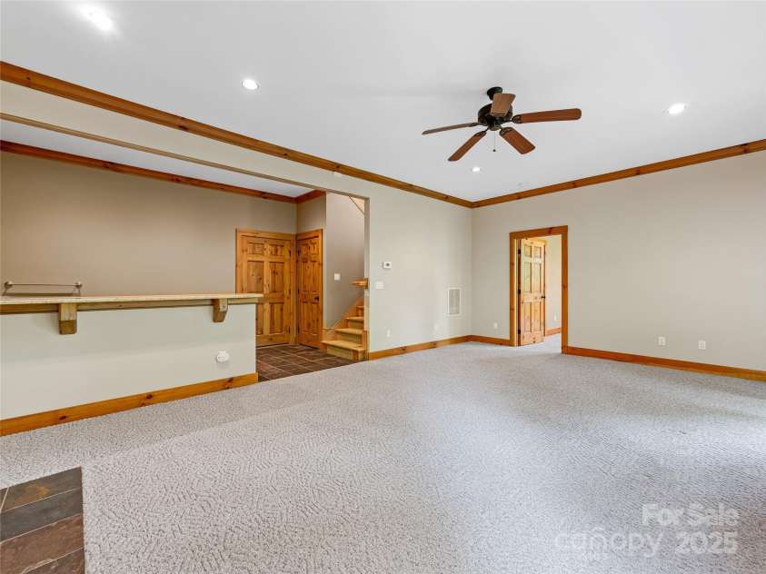 14 Sweet Gum Hill, Fletcher, NC 28732.  MLS# CAR4249700, YatesRealty ID 20898. Lower Level Family Room/Game Room