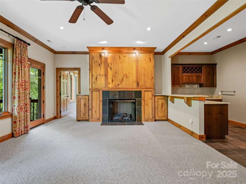 14 Sweet Gum Hill, Fletcher, NC 28732.  MLS# CAR4249700, YatesRealty ID 20898. Lower Level Family Room/Game Room