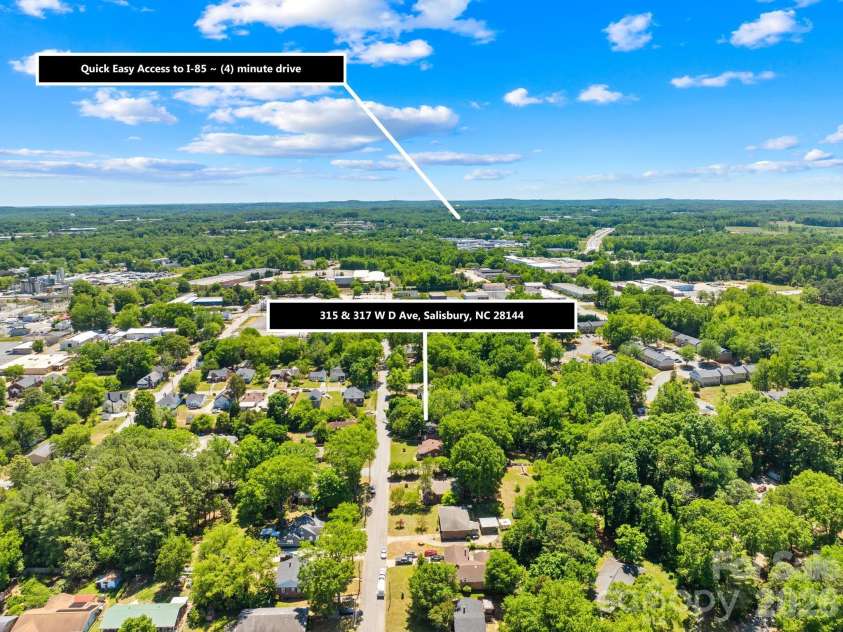 317 D Avenue, Salisbury, NC 28144.  MLS# CAR4379914, YatesRealty ID 20899. 