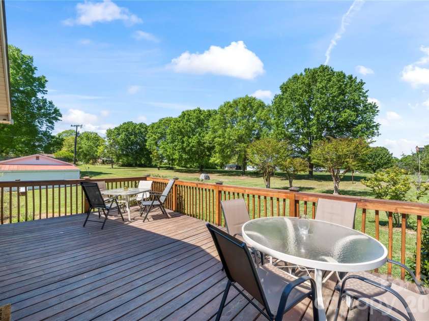 2503 White Store Road, Wingate, NC 28174.  MLS# CAR4368423, YatesRealty ID 20901. Back deck