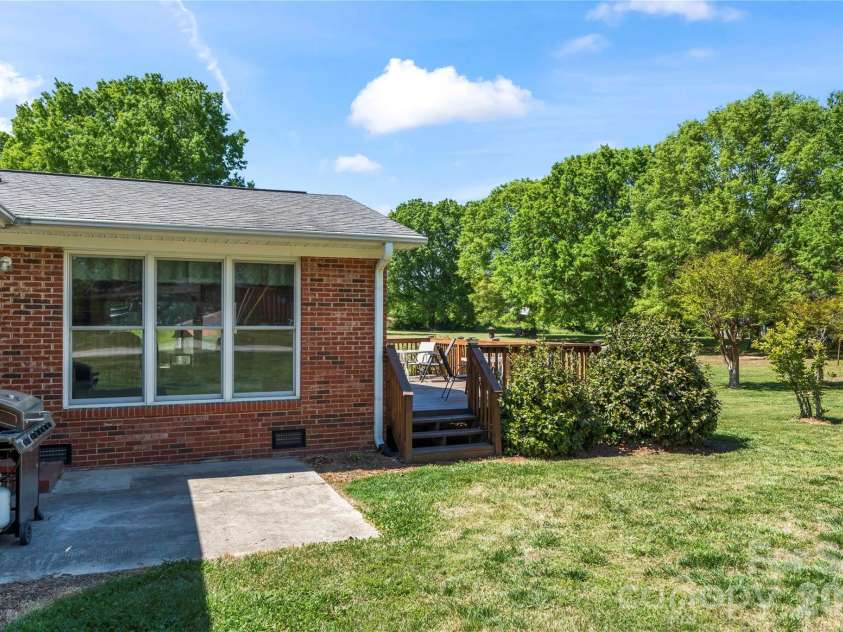 2503 White Store Road, Wingate, NC 28174.  MLS# CAR4368423, YatesRealty ID 20901. Back of house
