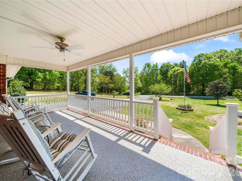2503 White Store Road, Wingate, NC 28174.  MLS# CAR4368423, YatesRealty ID 20901. Front porch