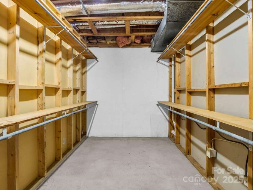 31 Hunting Country Trail, Tryon, NC 28782.  MLS# CAR4240091, YatesRealty ID 20903. Basement Storage 