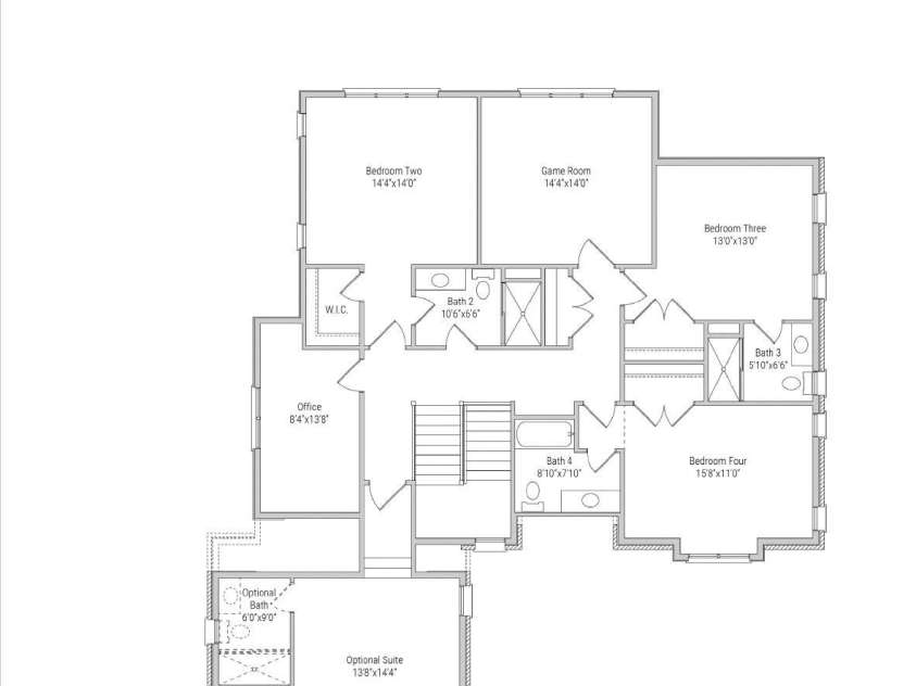 3109 Ella Katherine Way, Charlotte, NC 28210.  MLS# CAR4308769, YatesRealty ID 2091. Second Floor Plan