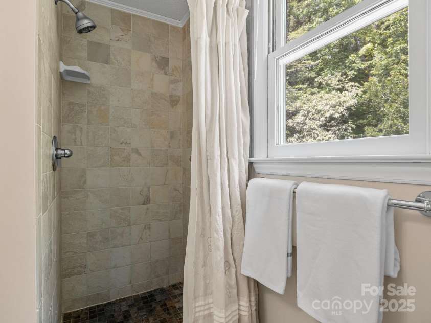 266 Case Street, Columbus, NC 28722.  MLS# CAR4265986, YatesRealty ID 20911. Shower in upstairs bathroom.