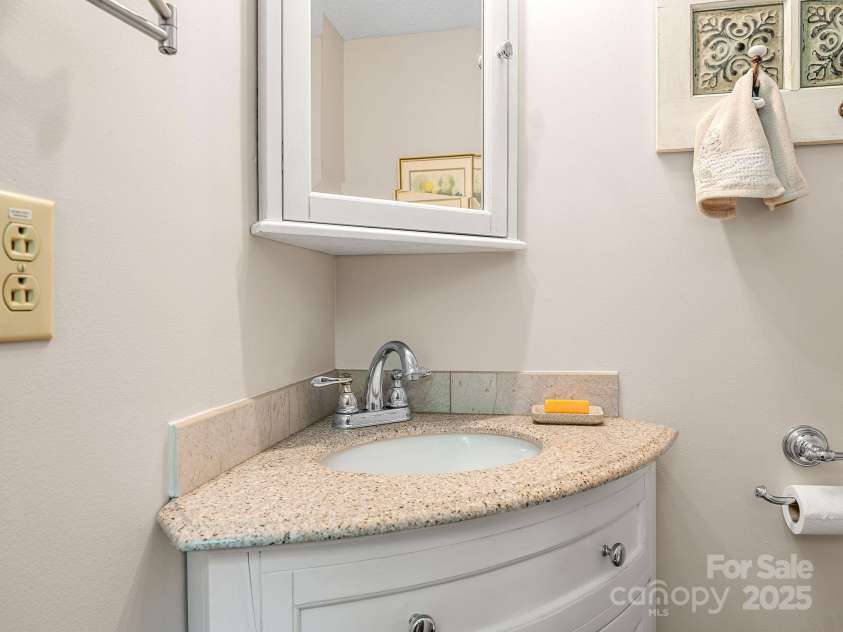 266 Case Street, Columbus, NC 28722.  MLS# CAR4265986, YatesRealty ID 20911. Sink in upstairs bathroom.