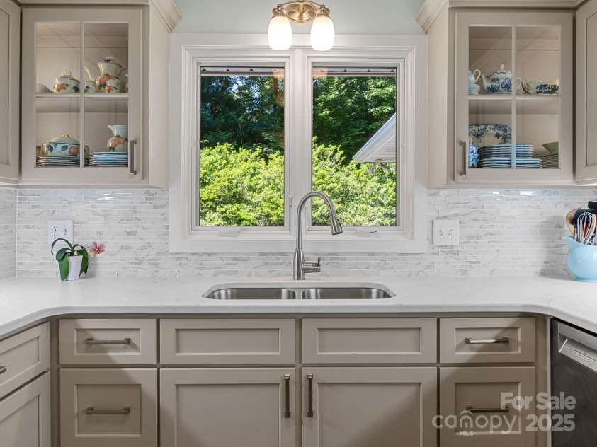 266 Case Street, Columbus, NC 28722.  MLS# CAR4265986, YatesRealty ID 20911. Watch the birds play outside while you wash dishes!