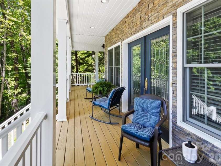 1307 Golf Course Road, Old Fort, NC 28762.  MLS# CAR4372492, YatesRealty ID 20912. Front deck