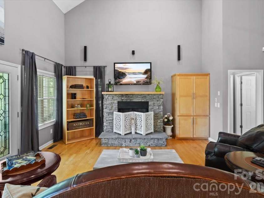 1307 Golf Course Road, Old Fort, NC 28762.  MLS# CAR4372492, YatesRealty ID 20912. Propane fireplace