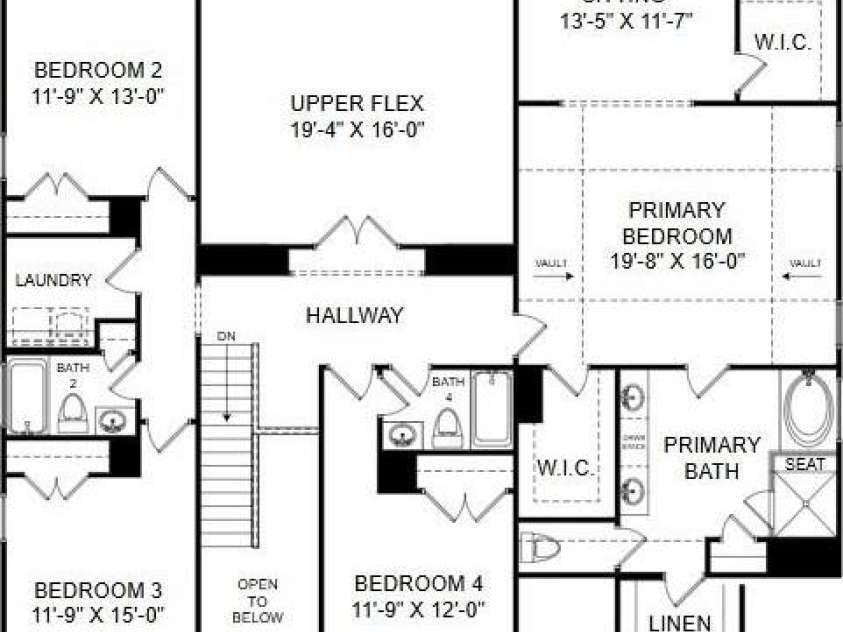 304 Coronado Avenue, Matthews, NC 28104.  MLS# CAR4271319, YatesRealty ID 20913. Upper Level Example