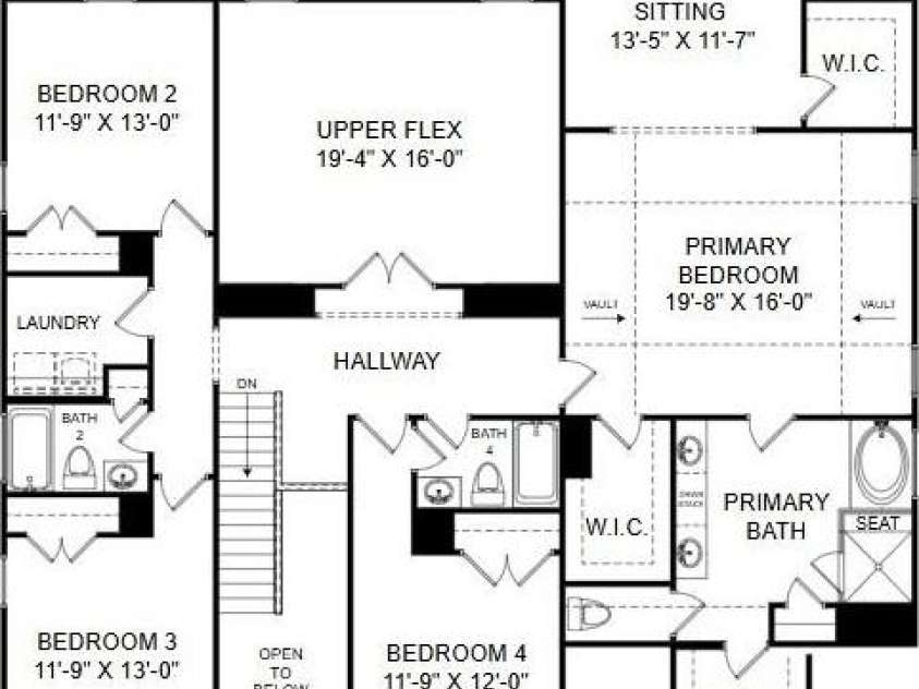 204 Coronado Avenue, Matthews, NC 28104.  MLS# CAR4271326, YatesRealty ID 20914. Upper Level Example
