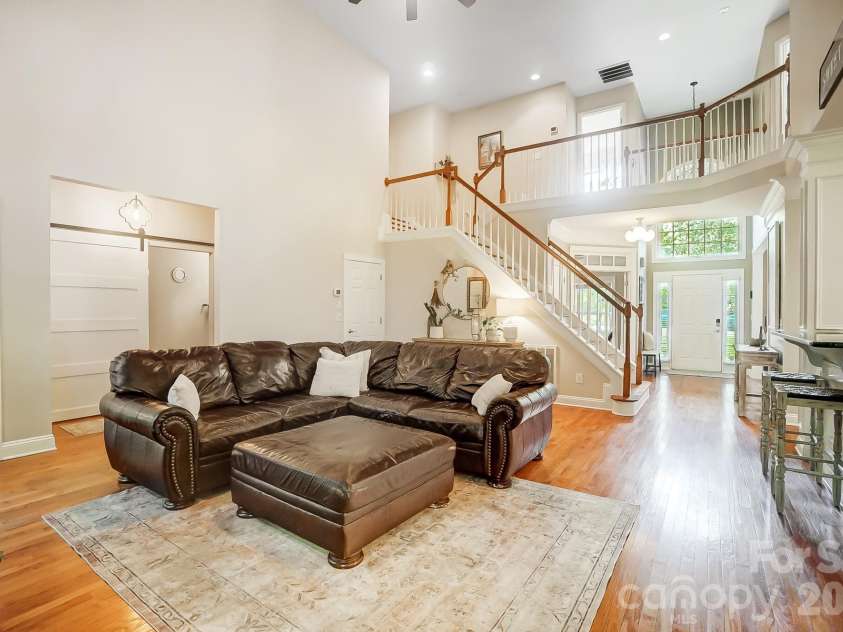 3105 Stanway Court, Waxhaw, NC 28173.  MLS# CAR4372880, YatesRealty ID 20924. Open Living Room