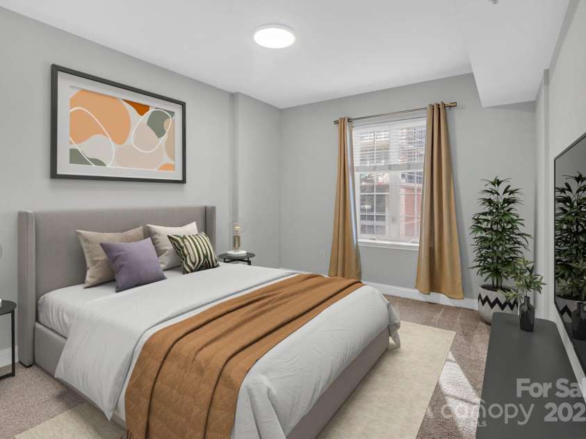 300 5th Street, Charlotte, NC 28202.  MLS# CAR4332845, YatesRealty ID 20929. Virtually staged BR