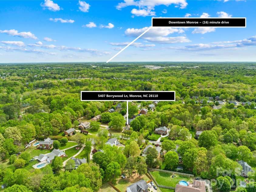 5407 Berrywood Lane, Monroe, NC 28110.  MLS# CAR4367103, YatesRealty ID 20929. 