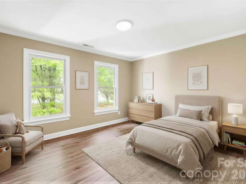 5407 Berrywood Lane, Monroe, NC 28110.  MLS# CAR4367103, YatesRealty ID 20929. Virtually staged primary bedroom