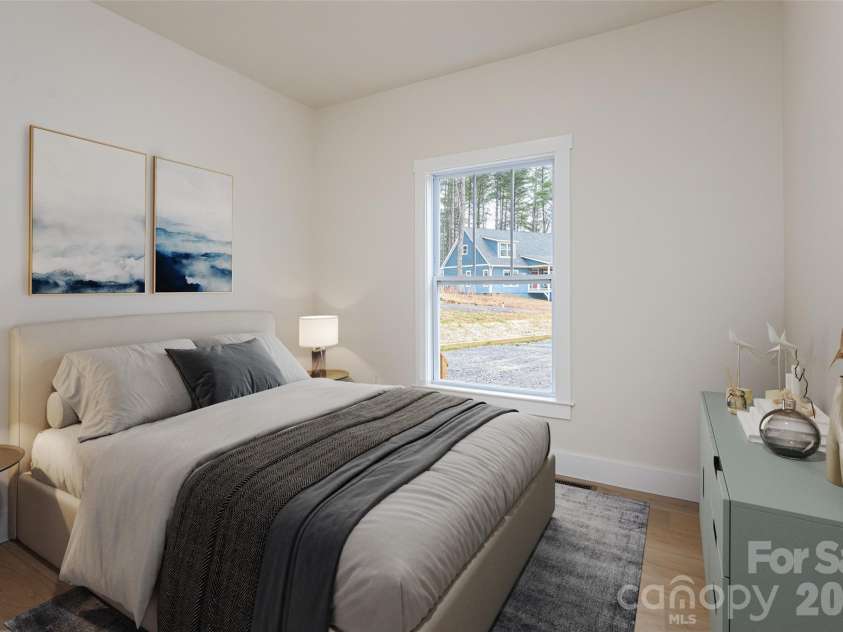 165 Cascade Ridge Road, Fairview, NC 28730.  MLS# CAR4351945, YatesRealty ID 20935. Guest Bedroom 1