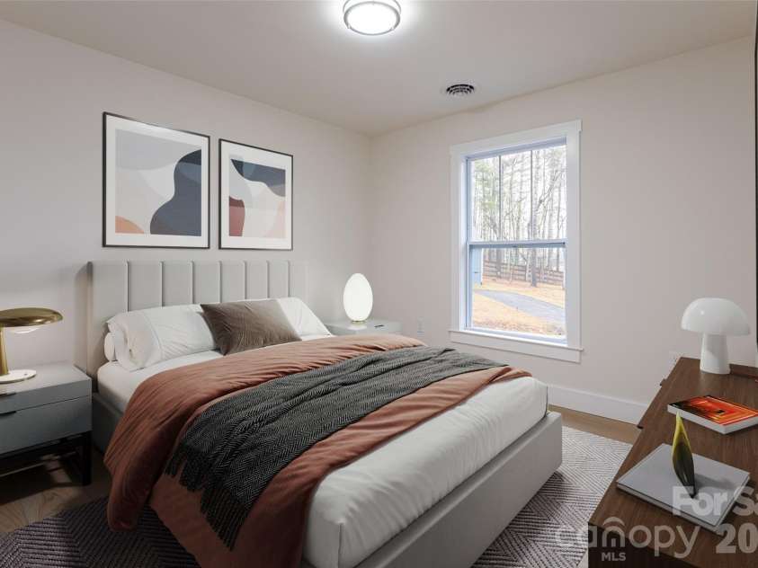 169 Cascade Ridge Road, Fairview, NC 28730.  MLS# CAR4351388, YatesRealty ID 20936. Guest Bedroom 1