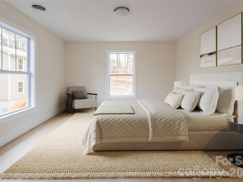 169 Cascade Ridge Road, Fairview, NC 28730.  MLS# CAR4351388, YatesRealty ID 20936. Owner's Bedroom