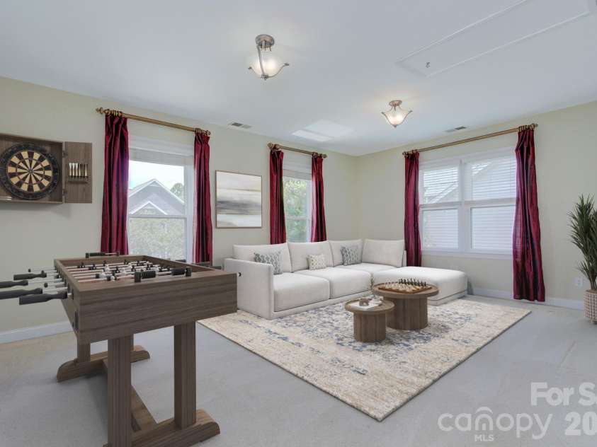 8044 Hawk Crest Court, Charlotte, NC 28270.  MLS# CAR4267919, YatesRealty ID 20940. Virtually staged-Large bonus room upstairs-