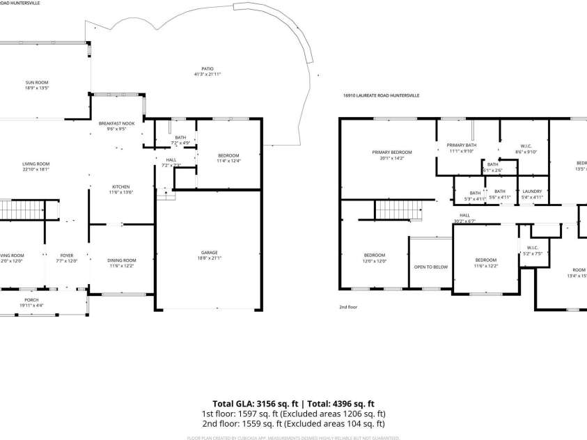 16910 Laureate Road, Huntersville, NC 28078.  MLS# CAR4358745, YatesRealty ID 20945. 