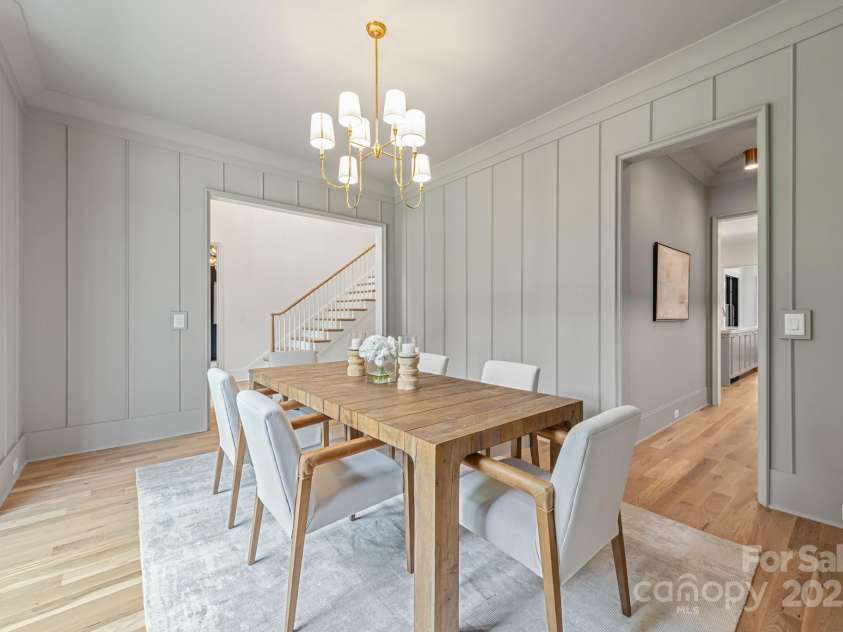 5124 Lansing Drive, Charlotte, NC 28270.  MLS# CAR4231364, YatesRealty ID 20951. Formal Dining Room leads to the Butler's Pantry and into the Kitchen