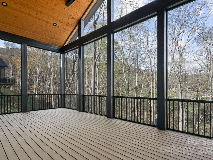 24 Slate Drive, Candler, NC 28715.  MLS# CAR4244090, YatesRealty ID 20953. Back porch