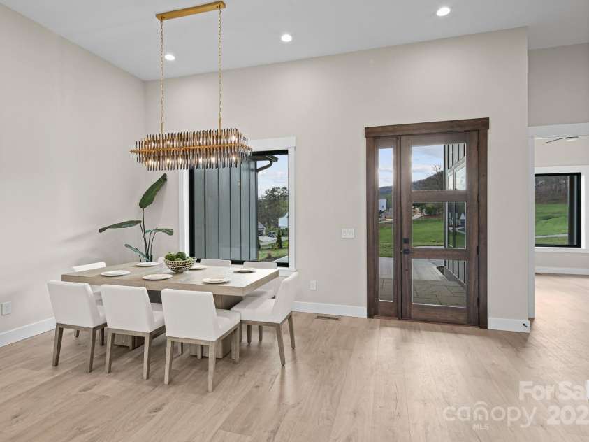 24 Slate Drive, Candler, NC 28715.  MLS# CAR4244090, YatesRealty ID 20953. Dining room