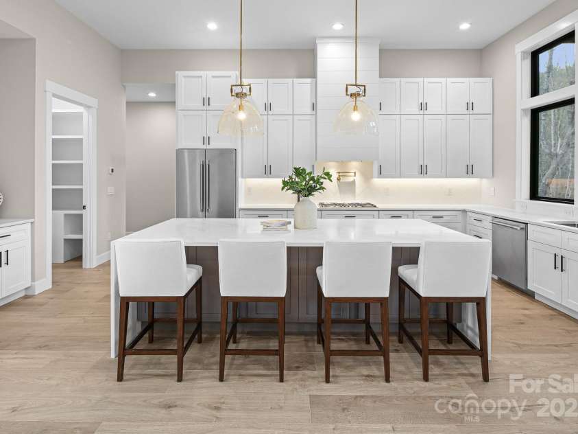 24 Slate Drive, Candler, NC 28715.  MLS# CAR4244090, YatesRealty ID 20953. Kitchen island