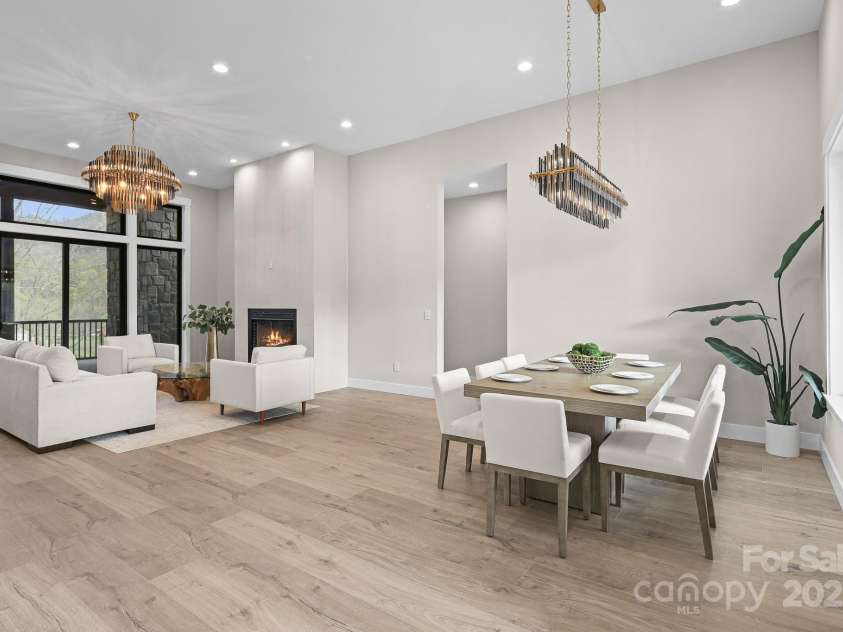 24 Slate Drive, Candler, NC 28715.  MLS# CAR4244090, YatesRealty ID 20953. Living+dining