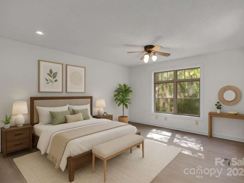 3333 Roberta Road, Concord, NC 28027.  MLS# CAR4325071, YatesRealty ID 2096. Virtually Staged 1st Primary Bedroom 