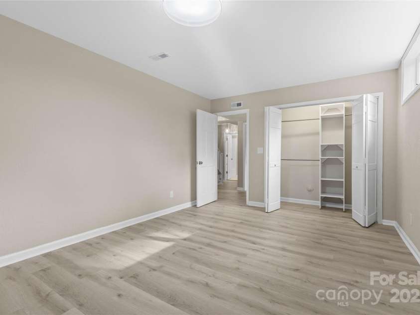 5916 Cashion Road, Huntersville, NC 28078.  MLS# CAR4266998, YatesRealty ID 20960. Basement Leve Bedroom 3 Closet Organizers